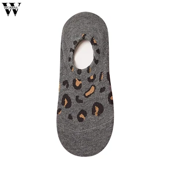 

Womail socks Fashion Womens Cotton Leopard Short Socks Comfort Boat Socks low cut Casual Fash socks Gift NEW2019 Casual M21
