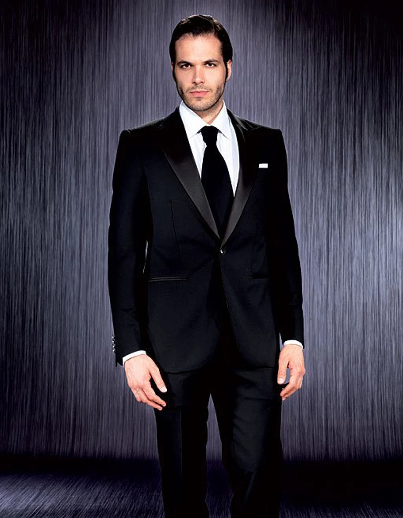 2 Vestito di Stile Per L'uomo Vestiti Ha Raggiunto Il Picco Risvolto Un  Bottone Smoking Dello Sposo Groomsman Abito Su Misura Vestito Dell'uomo  (jacket + pantaloni) - AliExpress Men's Clothing