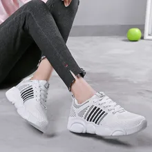 ISHOWTIENDA/Повседневная Женская прогулочная обувь; Женская тканая обувь с высоким берцем на плоской подошве; нескользящие кроссовки; прогулочная обувь;# g4