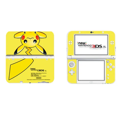 Виниловая наклейка Pokemon Go Pikachu для нового 3DS XL Skins, виниловая Защитная Наклейка s для нового 3DS LL - Цвет: DSLL0319