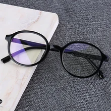 Модные компьютерные очки, оправа, анти-синий светильник, очки, антибликовые очки, оправа, женские круглые прозрачные линзы, очки