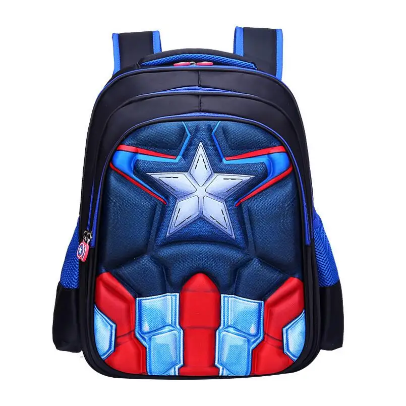 Children's Backpack Boys Captain America School Bags For Boys Girls