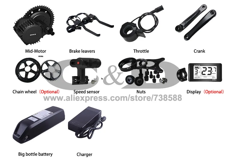 Excellent Bafang 1000W 48V 10AH 8fun BBSHD Mid Motor Ebike kit Electric bike conversion kit Bottle Battery Central Crank Drive 2 Excellent Bafang 1000W 48V 10AH 8fun BBSHD Mid Motor Ebike kit Electric bike conversion kit Bottle Battery Central Crank Drive 2