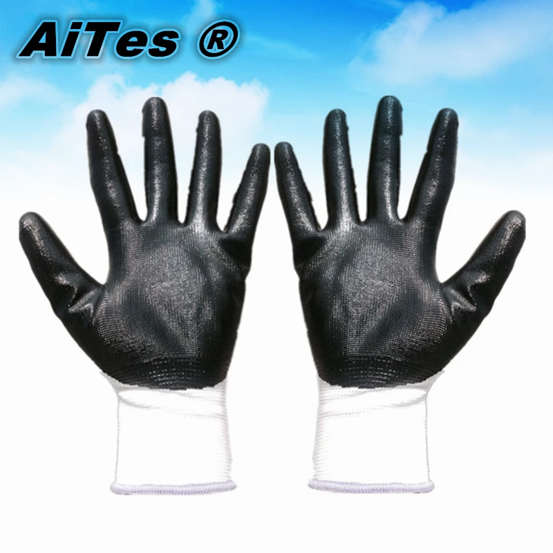 Online kaufen groÃhandel grüner nitril handschuhe aus china ... Einweghandschuhe schwarz küche