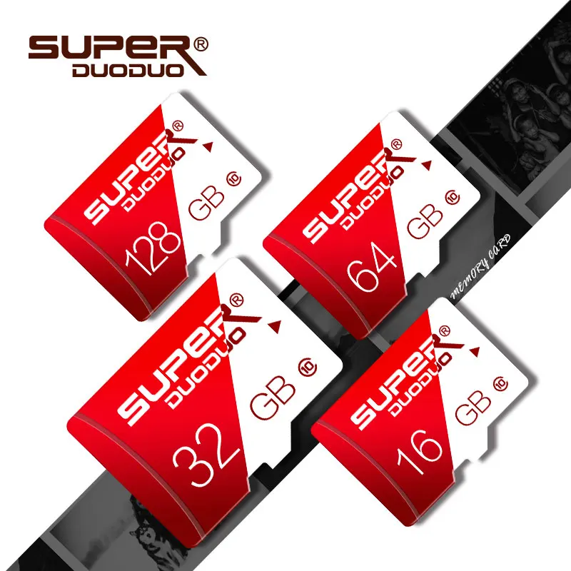 Красная карта Micro SD 64 ГБ, класс 10, UHS-3, карта памяти, флэш-память, высокоскоростная карта Microsd, TF карта для смартфона, планшет, камера