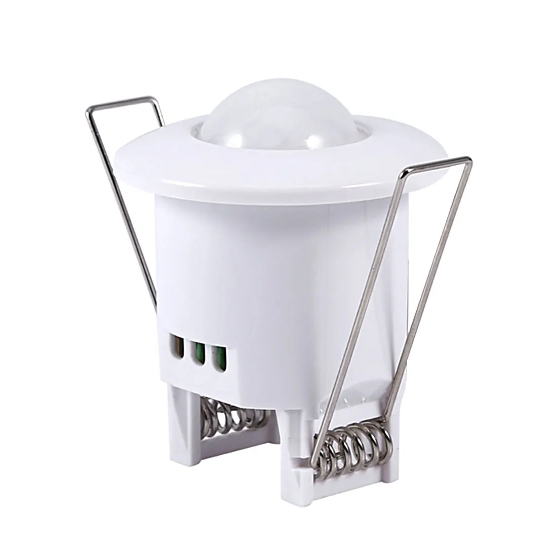 

110-240V AC Mini Adjustable 360 Degree Ceiling Infrared Body Motion Sensor Detector Lamp Light Switch White