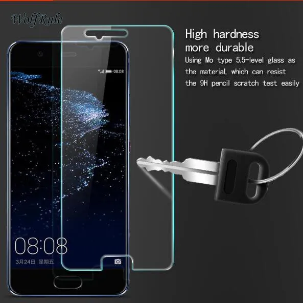 2 шт. Защитное стекло для экрана Huawei P10 закаленное стеклянная пленка телефона P 10
