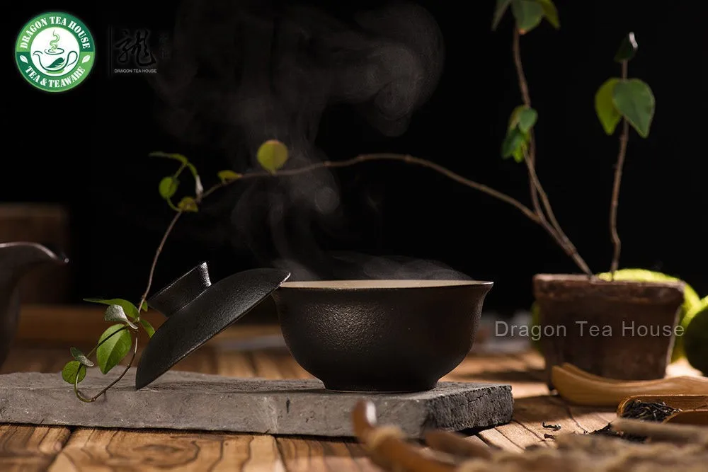 Черный дзен Керамический Китайский Gongfu Чай Lided чашка Gaiwan пивоваренный чай чашка 100 мл 3,4 унций