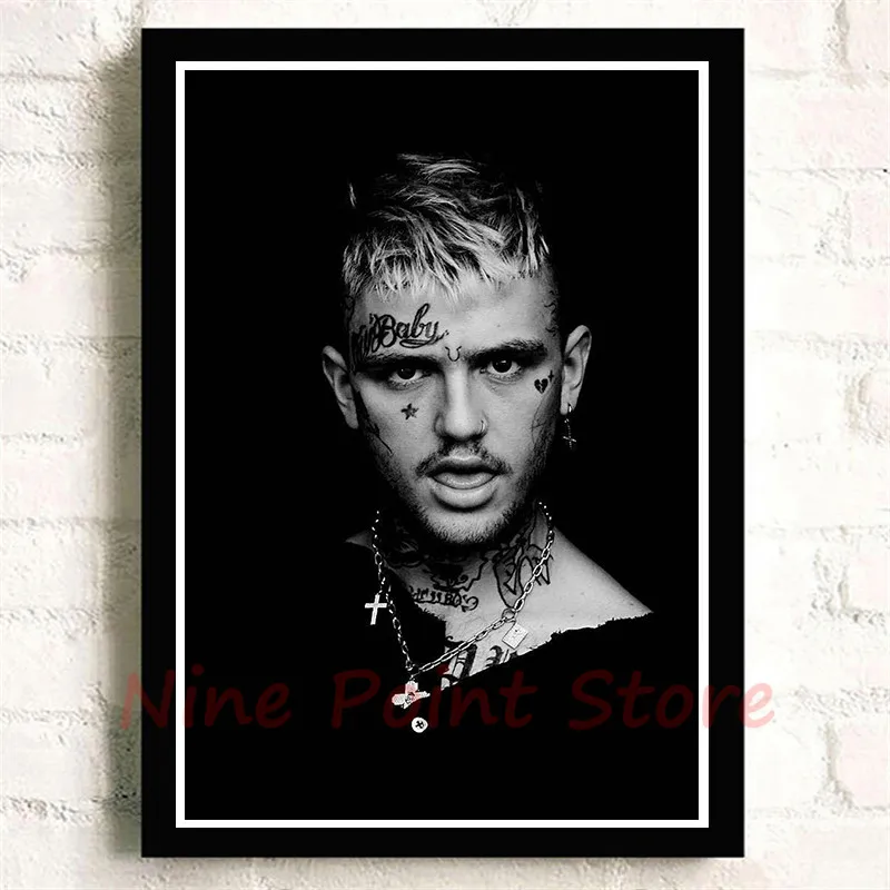 Lil Peep Rapper постеры с покрытием из бумаги высокое качество печати Рисование