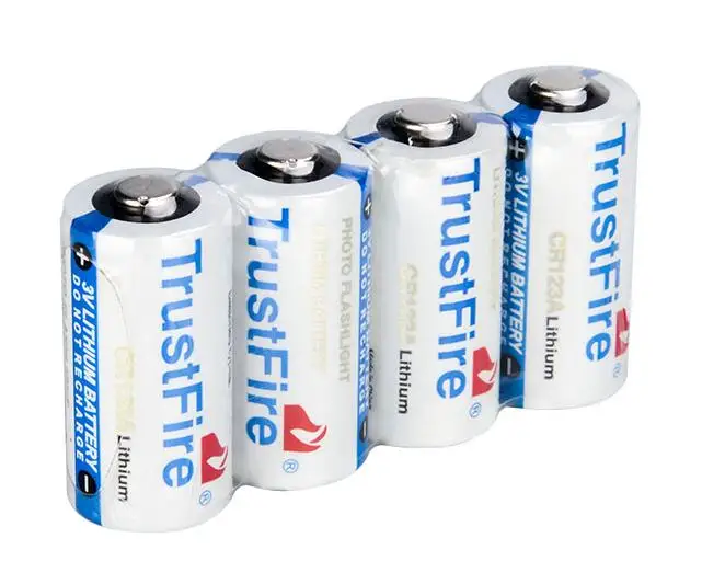 

10pcs/lot TrustFire 1400mAh CR123A 3V CR 123A Disposable Lithium Battery Fit for Flashlights Baby Toys Cameras Batteries Cell