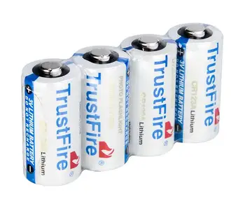 

10pcs/lot TrustFire 1400mAh CR123A 3V Lithium CR 123A Disposable Battery Fit for Flashlight Baby Toy Camera Batteries