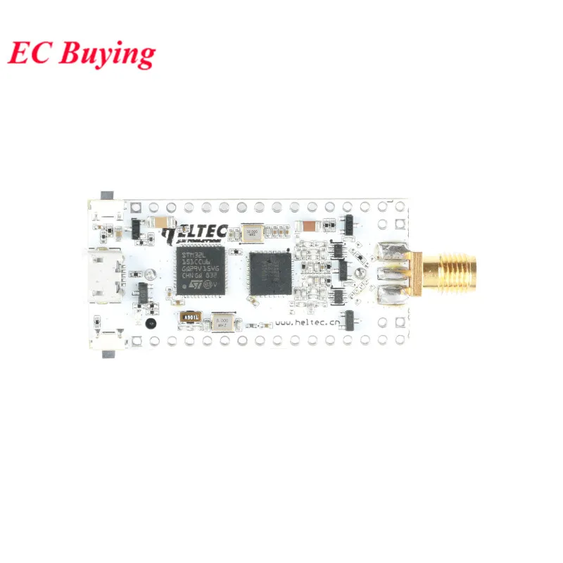 STM32L151CCU6 SX1276 Беспроводная макетная плата 433-470 МГц 868-915 МГц LoRaWAN низкая мощность 1/2AA литиевая азиатская батарея с антенной