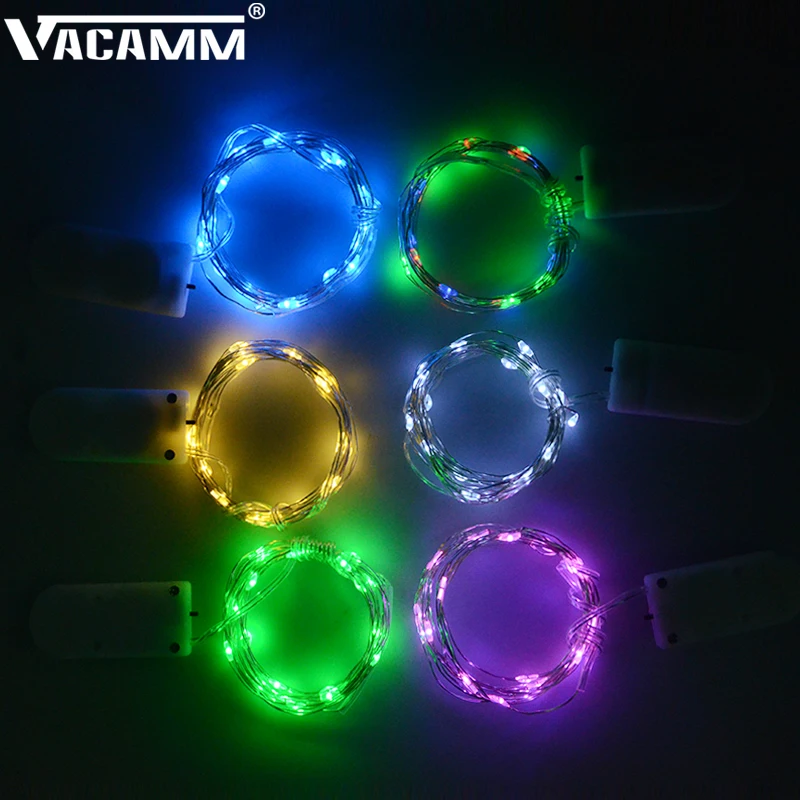 

2M 4M Led String Light Mini Nightlights Waterproof Silver Wire Strip Lamp 20Leds 40Led Garland for Christmas Wedding Party Decor