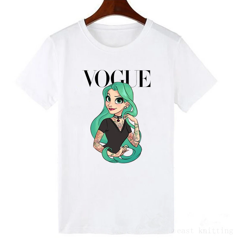 Летняя модная футболка с графическим принтом; Femme; забавная модная футболка принцессы в стиле Харадзюку; корейские топы для девочек; Kawaii; уличная одежда