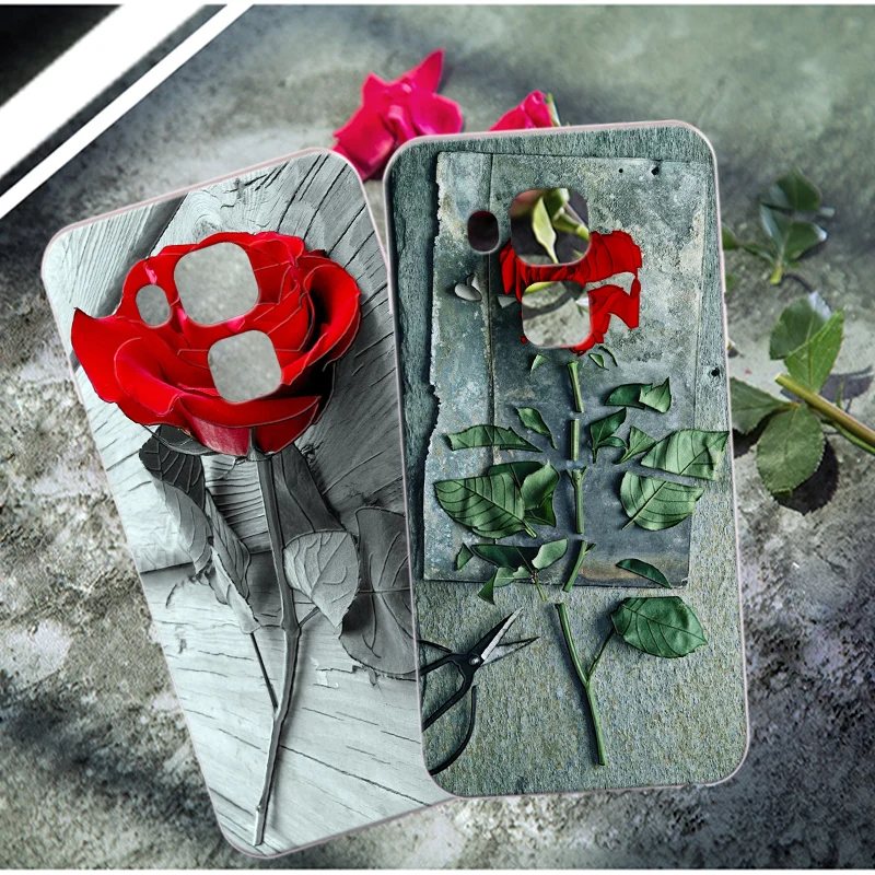 

For Huawei Maimang 5 / Huawei G9 Plus Rose Flower Silicone Cover 3D Relief Skin Phone Cases For Huawei Ascend G7 G8 / G7 Plus