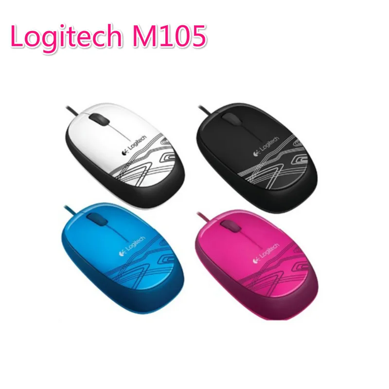 

Logitech M105 Wire Mouse for Mac OS/Windows with 1000dpi Cable Support Official Verification