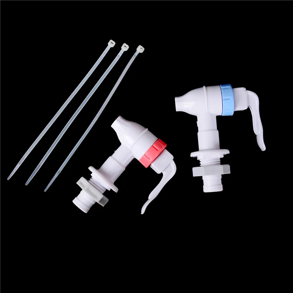 2pcs/set Universal Size Push Type Plastic Water Dispenser Faucet Tap Replacement Home Essential Drinking Fountains Parts 2pcs/set Universal Size Push Type Plastic Water Dispenser Faucet Tap Replacement Home Essential Drinking Fountains Parts