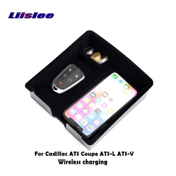 

Liislee Car Quick Charge Fast Mobile Phone For Cadillac ATS ATS L ATS V CT6 CTS CTS V XTS Wireless Charger Armrest box