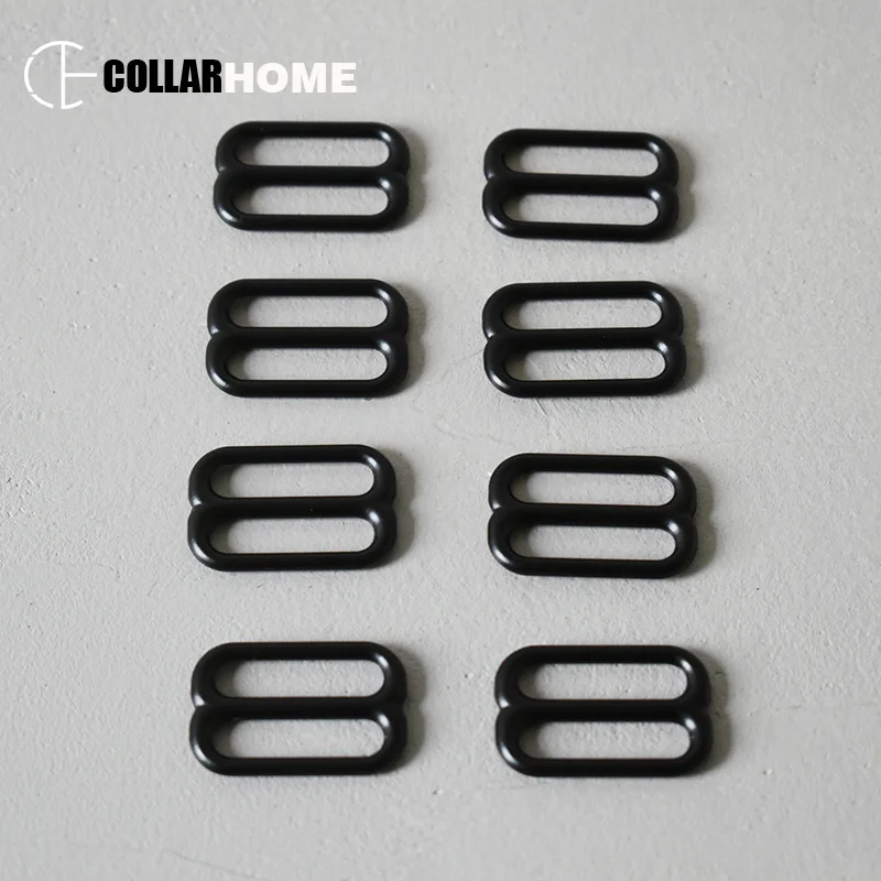 

50pcs Plated metal tri-glides sliders 25mm 1 inch DIY pet products collars straps accessory adjustable sewing flat roller