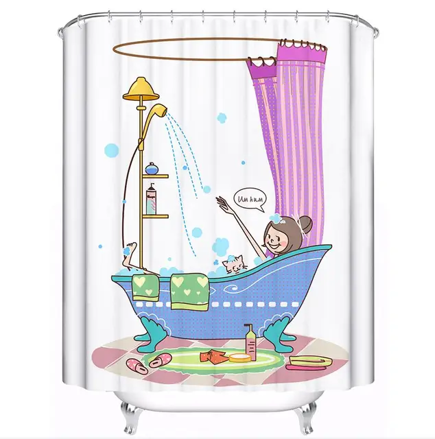 Buy IBANO Cartoon Cute Pattern Customize Shower