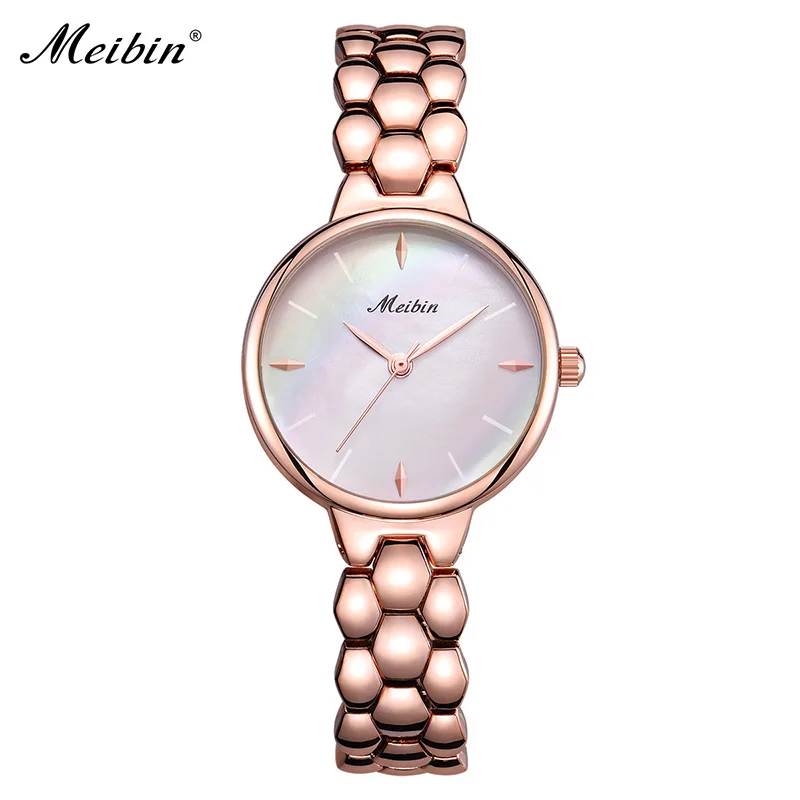 

MEIBIN Brand Ladies Bracelet Watch Fashion Women Quartz Watch Waterproof Elegant Female Wristwatch Dress Relogio Feminino 1073