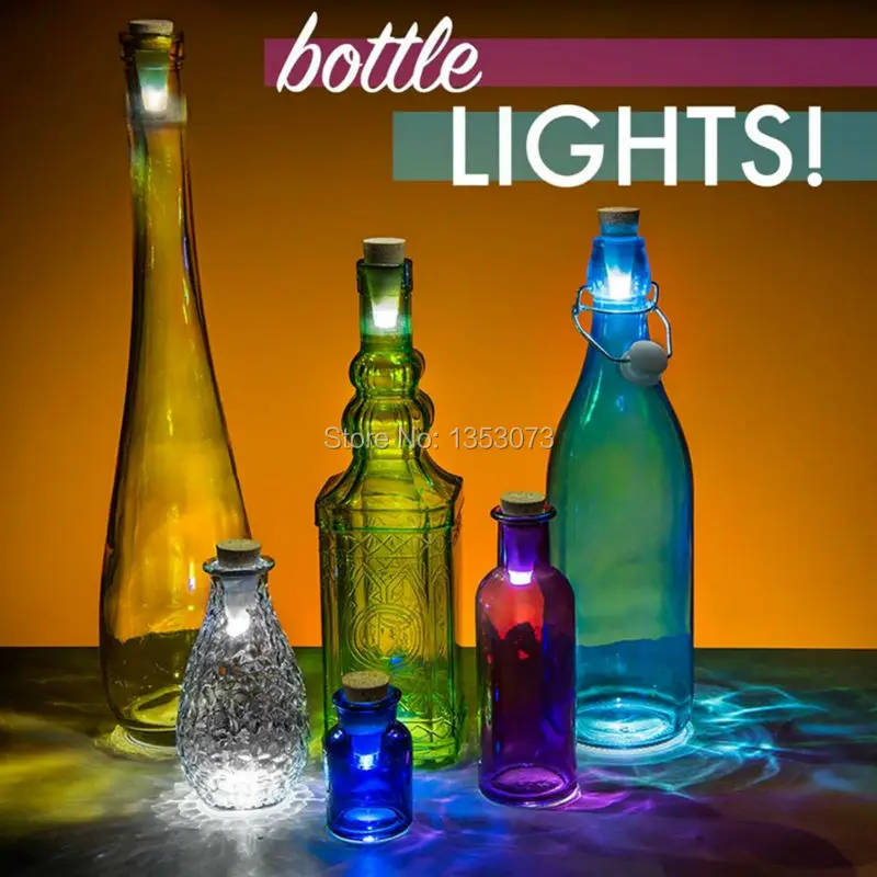 LED rechargeable shiny bottle cap cork stopper cap lamp creative romantic cork lights festive atmosphere lights 1-1