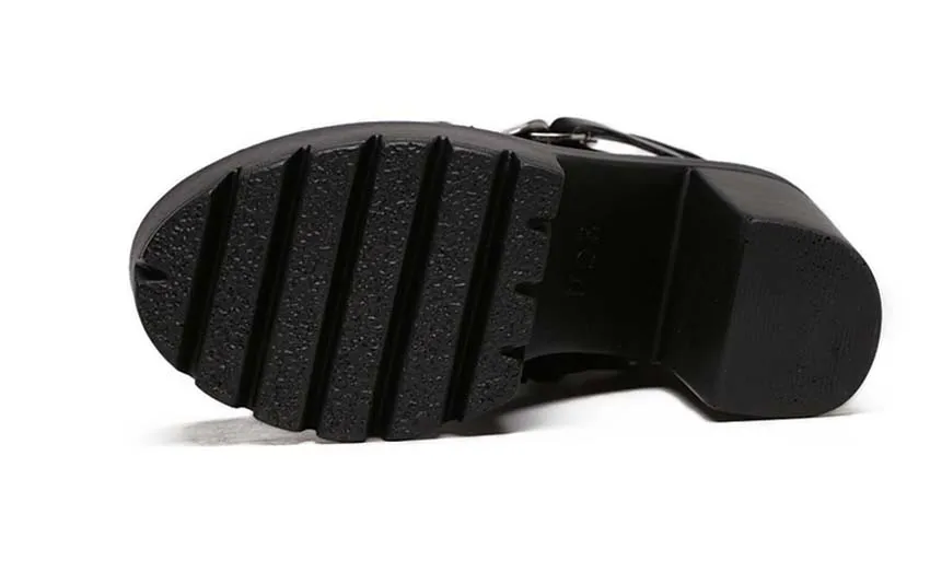 KNCOKAR-Ultra-High-Thick-Heel-Waterproof-Platform-Fashion-Show-Short-Boots-Belt-Round-Head-High-Heel. (3)