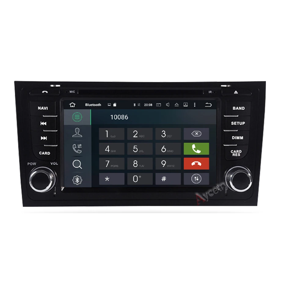 Excellent DSP IPS 8 Core 4G 64G 2 Din android 9.0 Car Multimedia dvd Player GPS Navigation audio For Audi A6 S6 RS6 Car radio stereo obd2 14