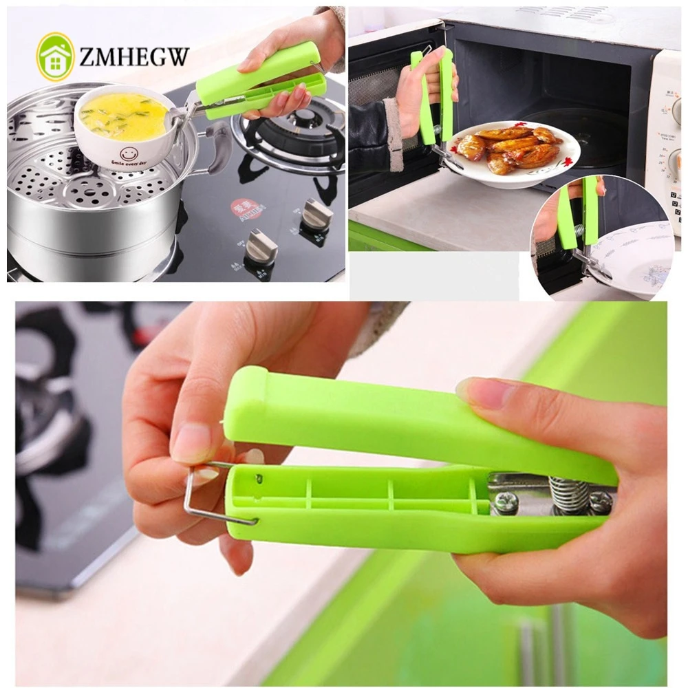 

Creative practical Multi-functional Smart Kitchen Tool Stainless Anti-hot Steel Clamp Dishes Folder Kitchen Tools High Quality