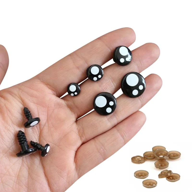 NERI OCCHI DI Sicurezza Uncinetto Animali Bambole Sicurezza Animali - Foto 9