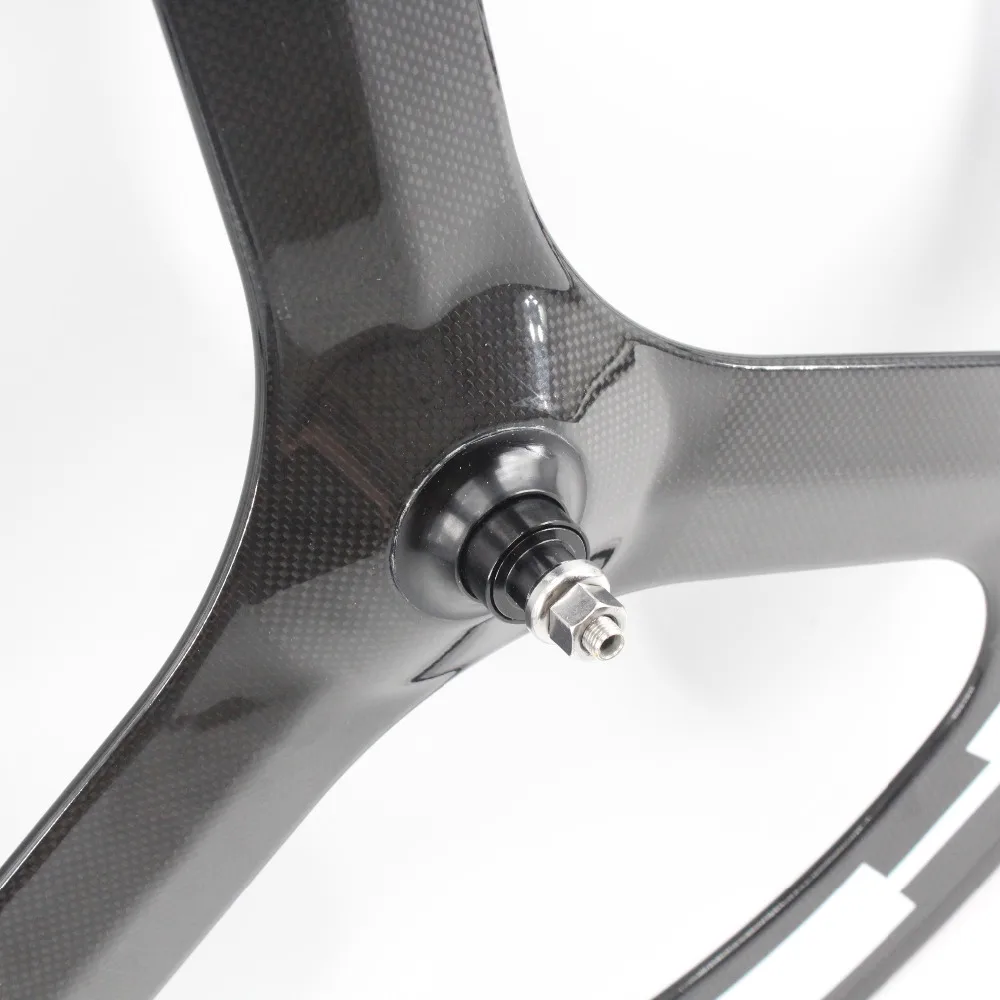Clearance 1Pair new 700C Road Track Fixed Gear bike 3K UD 12K full carbon fibre bicycle clincher rim 3 spokes wheelset lightest Free ship 7 Clearance 1Pair new 700C Road Track Fixed Gear bike 3K UD 12K full carbon fibre bicycle clincher rim 3 spokes wheelset lightest Free ship 7