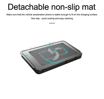 

QI Car Wireless Charger For Volkswagen T-Roc 2018 Intelligent Infrared Fast special Wireless Charging Car Phone Holder to iphone