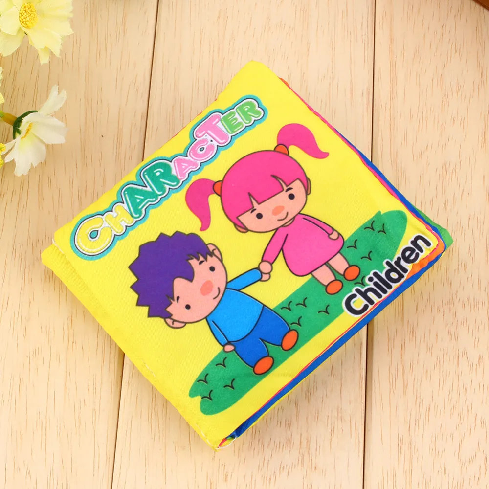 

Hot Sale Infant Baby Colth Book Educational Intelligence Development Soft Cloth Cognitive Quiet Colth Book Toy Gift For Kid Baby