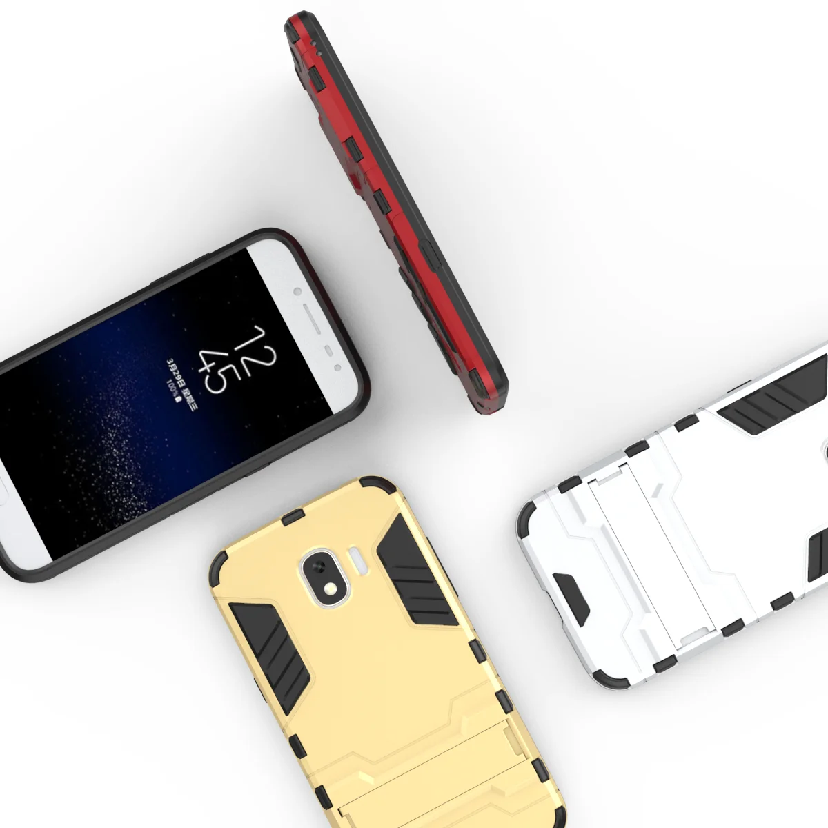 Для samsung Galaxy J2 Pro 2018/Grand Prime Сельма робот Броня чехол Гибридный жесткий Пластик