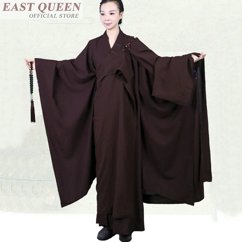 Буддийский монах одежда традиционная китайская одежда для женщин Интернет Китайский магазин shao lin плюс размер буддийский монах FF649 A