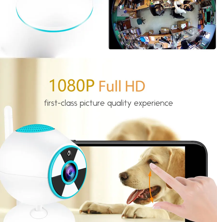 Urgrico двухсторонняя аудио Беспроводная мини-камера HD 1080 P облачная Беспроводная ip-камера для домашней безопасности Wi-Fi камера