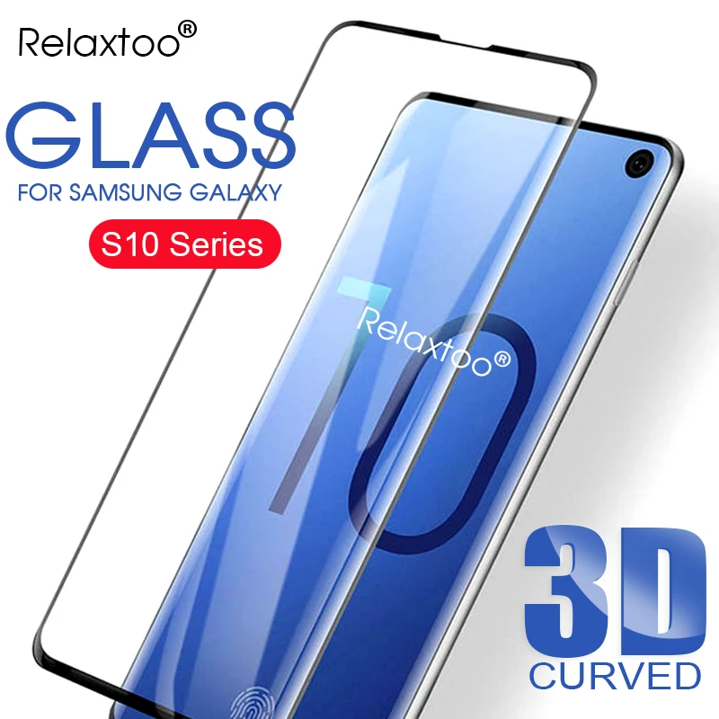 

3D Curved Screen Protector For Samsung Galaxy S10 Plus Tempered Glass Sansung Glaxy S10e S10Plus Front Glass S 10Plus 10e Film