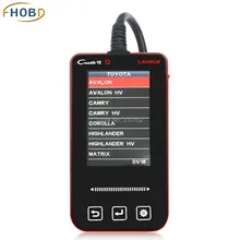 Launch X431 Creader VII 7 Code Scanner for Toyota Corolla Rav4 Yaris ABS Airbag Oil Function Auto Diagnostic Scan Tool Detector