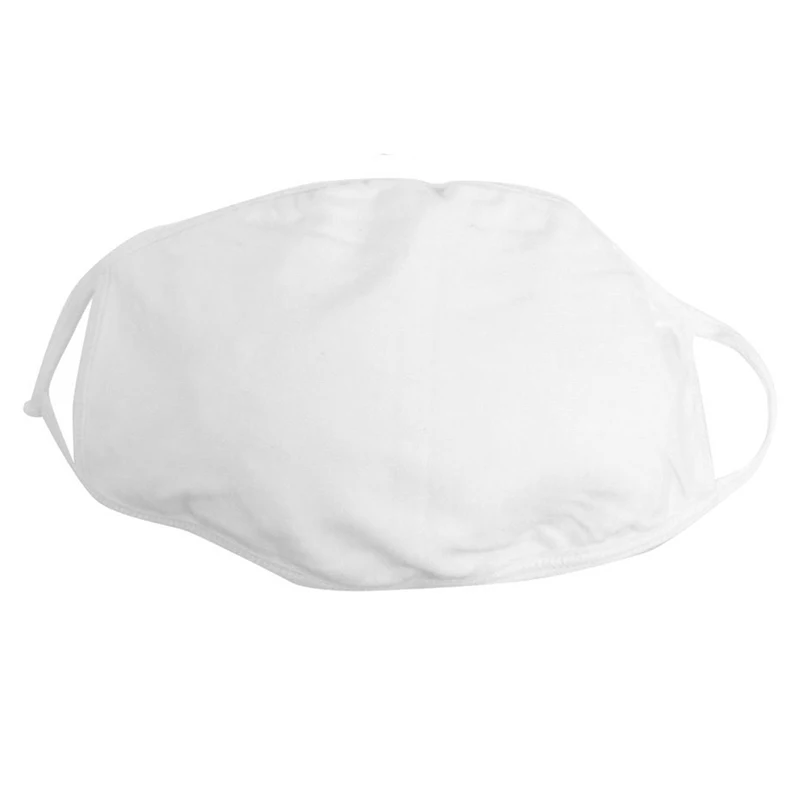 

Women's White Soft Elastic Facial Mask Mouth Ear Strap Protection
