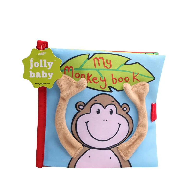Baby peekaboo monkey cloth book infant early childhood education toy stereo tear not bad cloth book suitable for 0-18 months Baby peekaboo monkey cloth book infant early childhood education toy stereo tear not bad cloth book suitable for 0-18 months