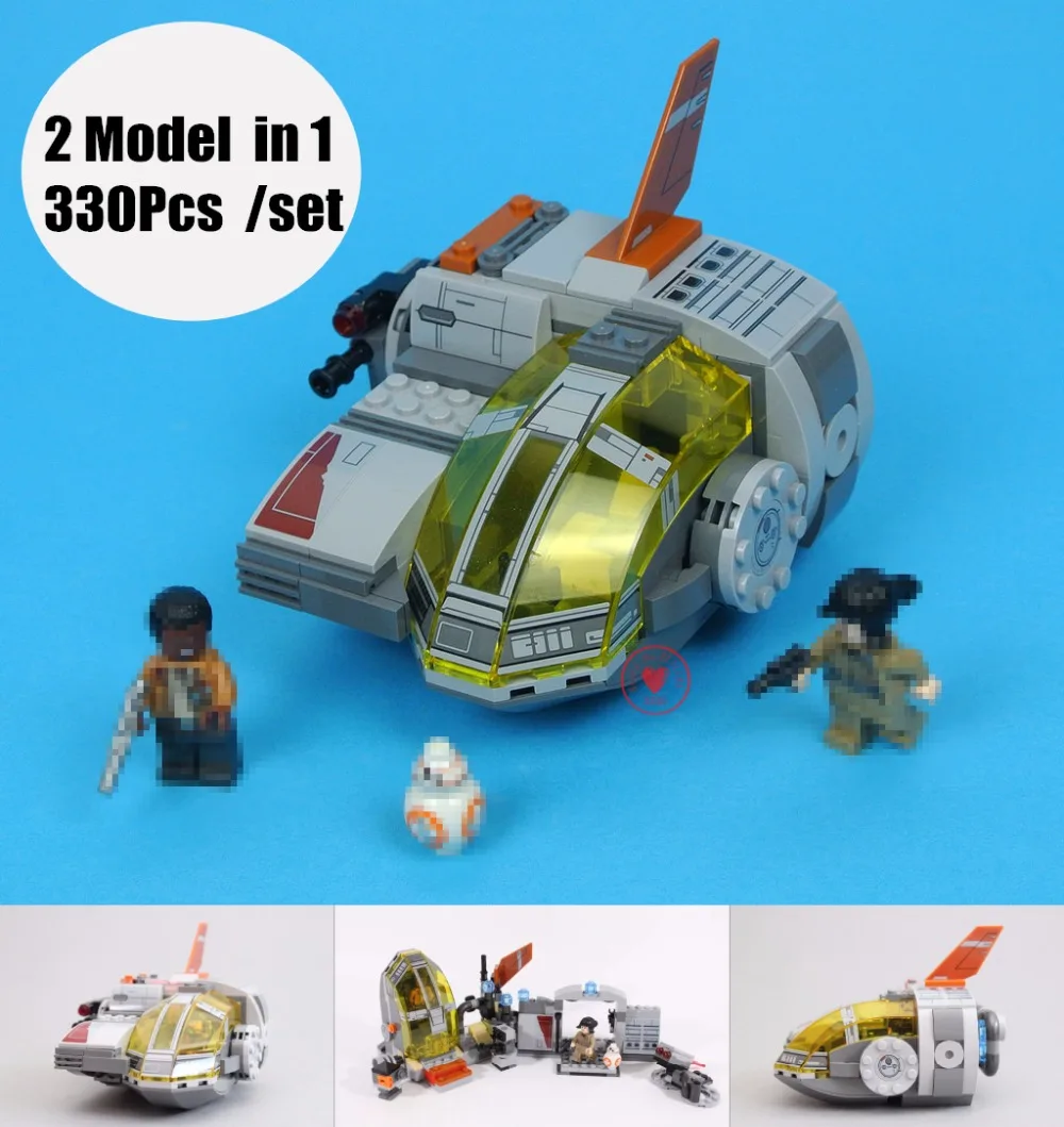 

NewResistance Transportation fighter fit legoings star wars figures sapce ship Building Block Bricks boy diy toys 75176 gift kid