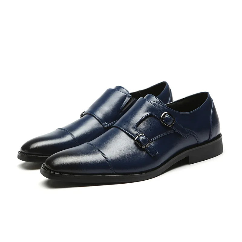 

AECBUY Shoes Men Leather Genuine Slip On Men Dress Shoes Business Shoes Mens Loafers Leather NXXXTA