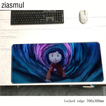 

coraline padmouse 700x300x2mm gaming mousepad game High quality mouse pad gamer computer desk big mat notbook mousemat pc