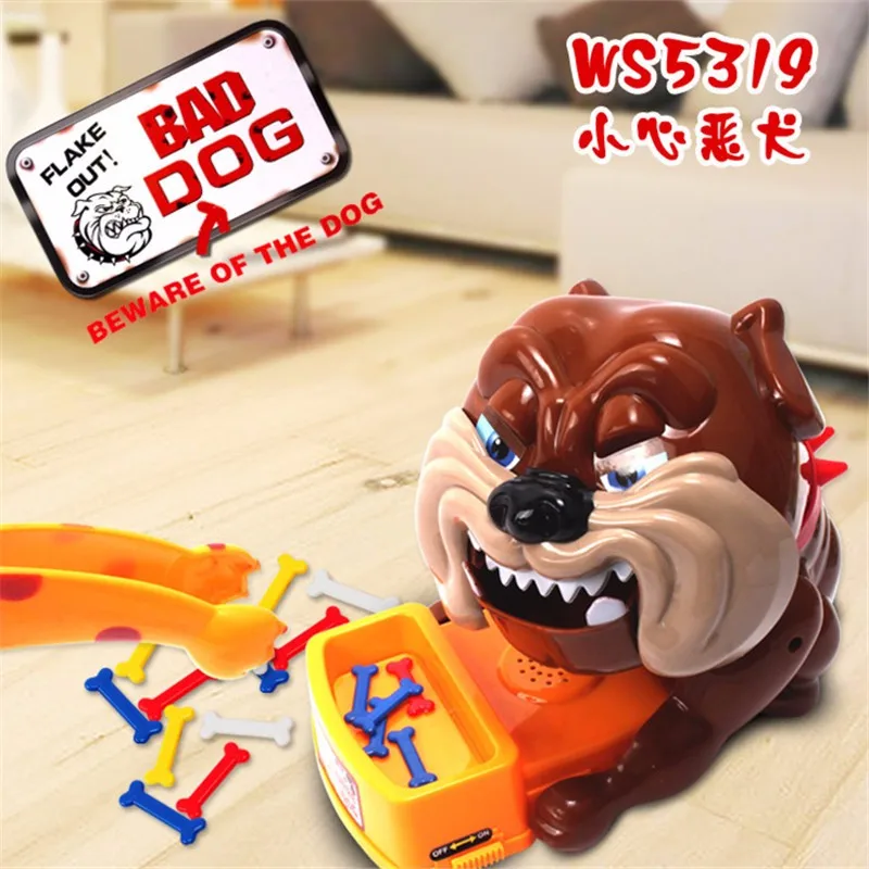 Funny Toy Stealing Bad Dog Bone Best Tricky Toy Play With Kids