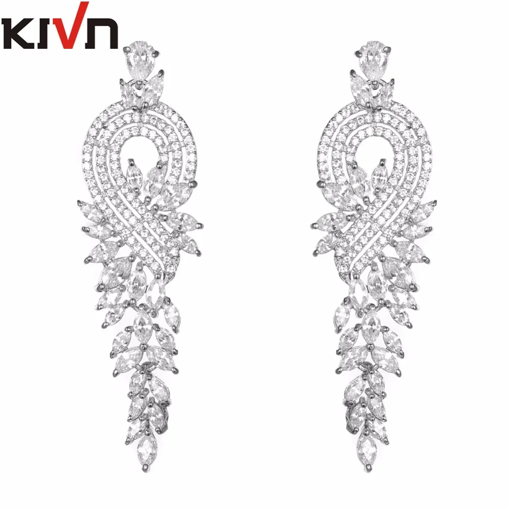 6 шт./партия женские свадебные серьги с фианитами|wedding earrings|bridal wedding earingschristmas earrings |