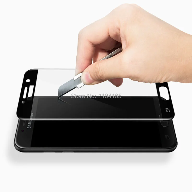KCLC2832_2_High Quality Full Screen Cover Tempered Glass Screen Protector for Samsung Galaxy A3 2017 A320 4.7 inch