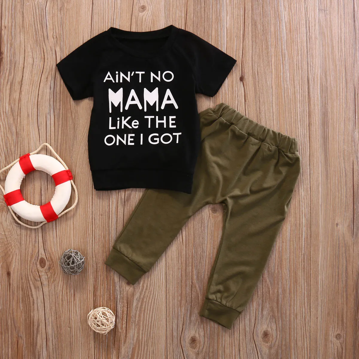 

2pcs Cute Newborn Baby Boys Girls 2019 New Letter Short Sleeve T-shirt Tops Long Pants Leggings Outfits Clothes