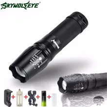 5000 Lumen G700 LED Zoom 18650 Flashlight X800 Military Lumitact Torch Battery Charger L61216