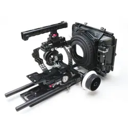 Tilta 19 мм FS700 Pro Рог комплект камеры клетка + Cine Dual Follow Focus + 4*5.65 углерода матовой коробка для Sony FS700