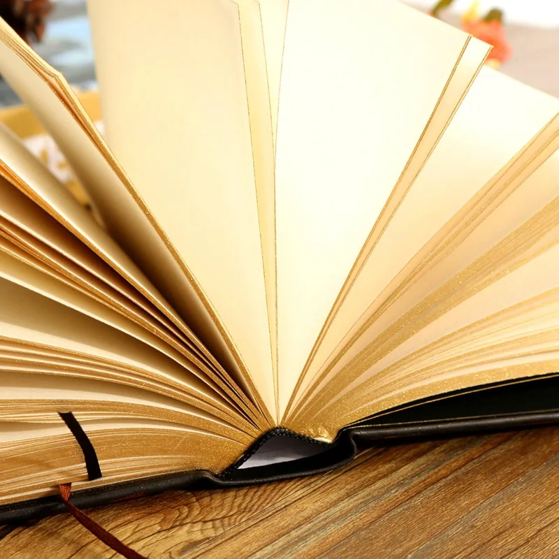 1pcs Brand New Retro Vintage Journal Diary Notebook Leather Blank Hard Cover Sketchbook Paper Travel Journal Blank Writing Paper